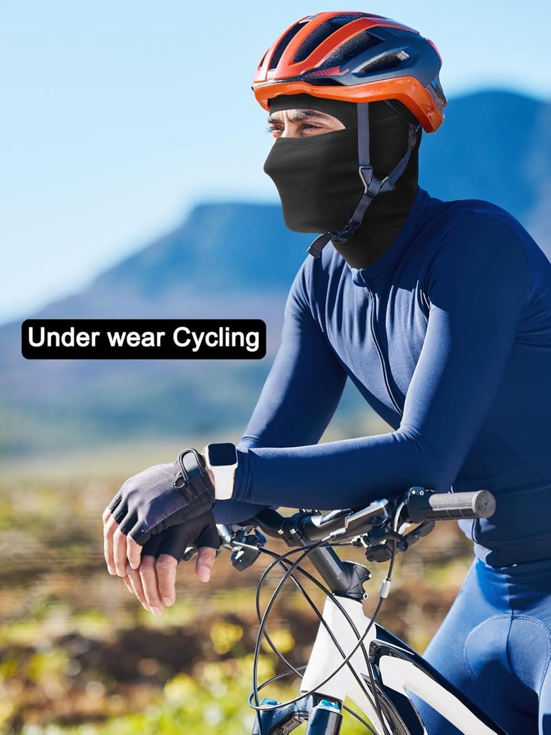 Omenex Balaclavas,Quick Sweat Away Quick Dry US CoolMax Fabric Specially Designed for Sportswear UPF 50+Sun Wind Protection - Image 4